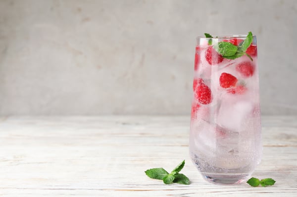 Raspberry Lime Water